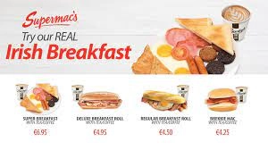 Supermac’s Breakfast Menu